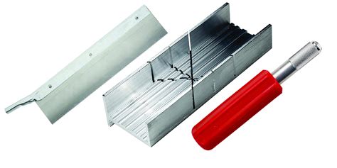 45 degree metal mitre box|Excel Blades Metal Mitre Box .